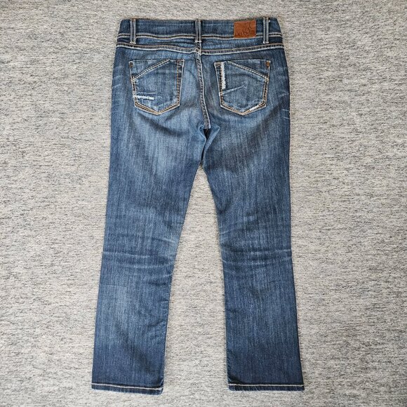 BKE Women's Sabrina Boot Cut Denim Jeans Sz28 (30X29) Regular Blue Medium Wash - Picture 2 of 15